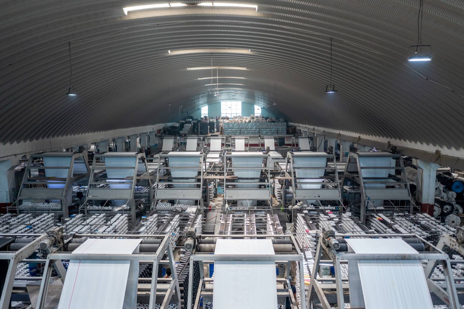 Inside the Pegma production hall